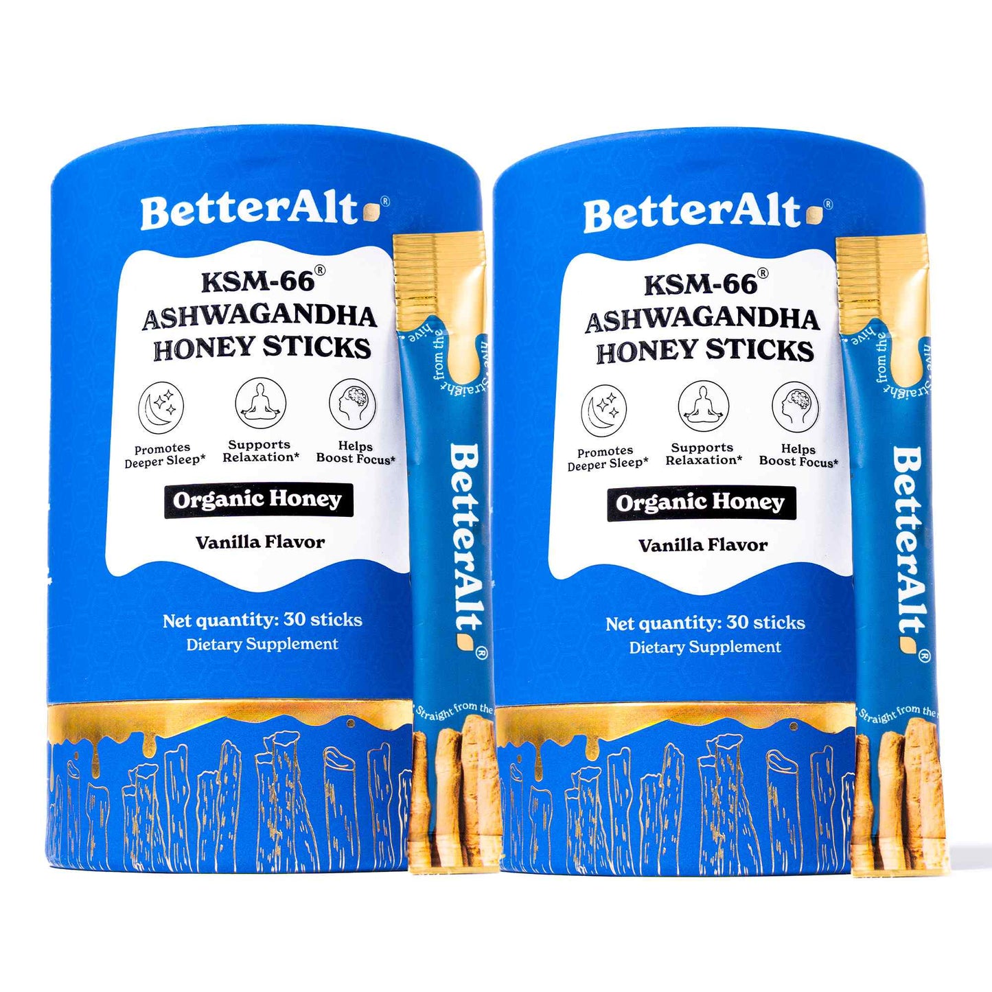 KSM-66 Ashwagandha Honey Sticks