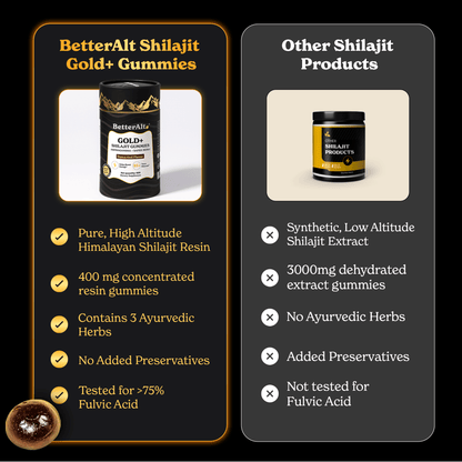 GOLD+ Shilajit Resin Gummies