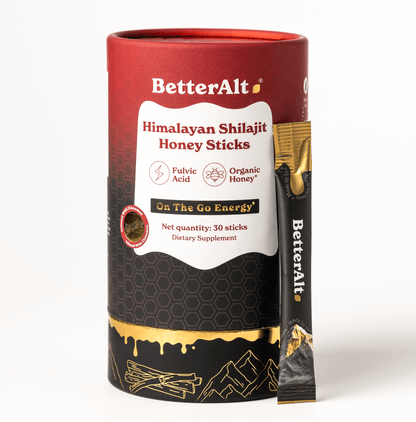 BetterAlt Himalayan Shilajit Honey Sticks Cinnamon