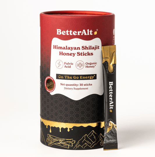 BetterAlt Himalayan Shilajit Honey Sticks Cinnamon