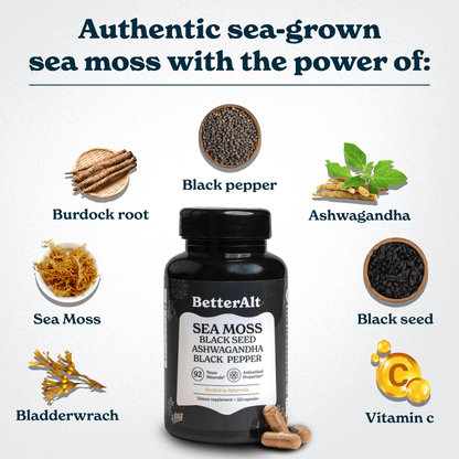 BetterAlt Sea Moss Capsules