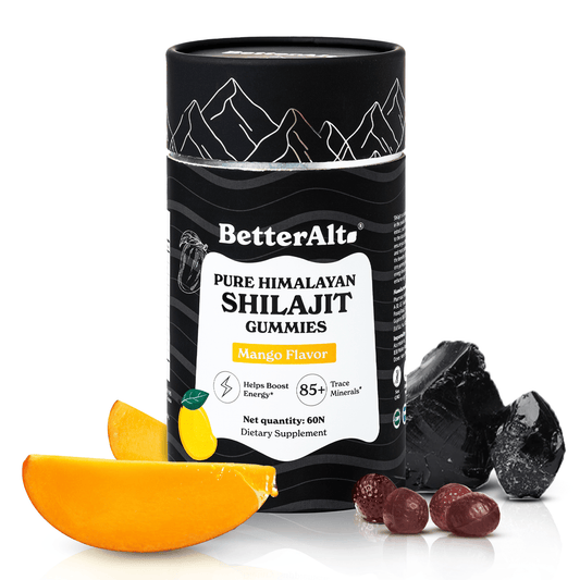 BetterAlt Himalayan Shilajit Mango Gummies