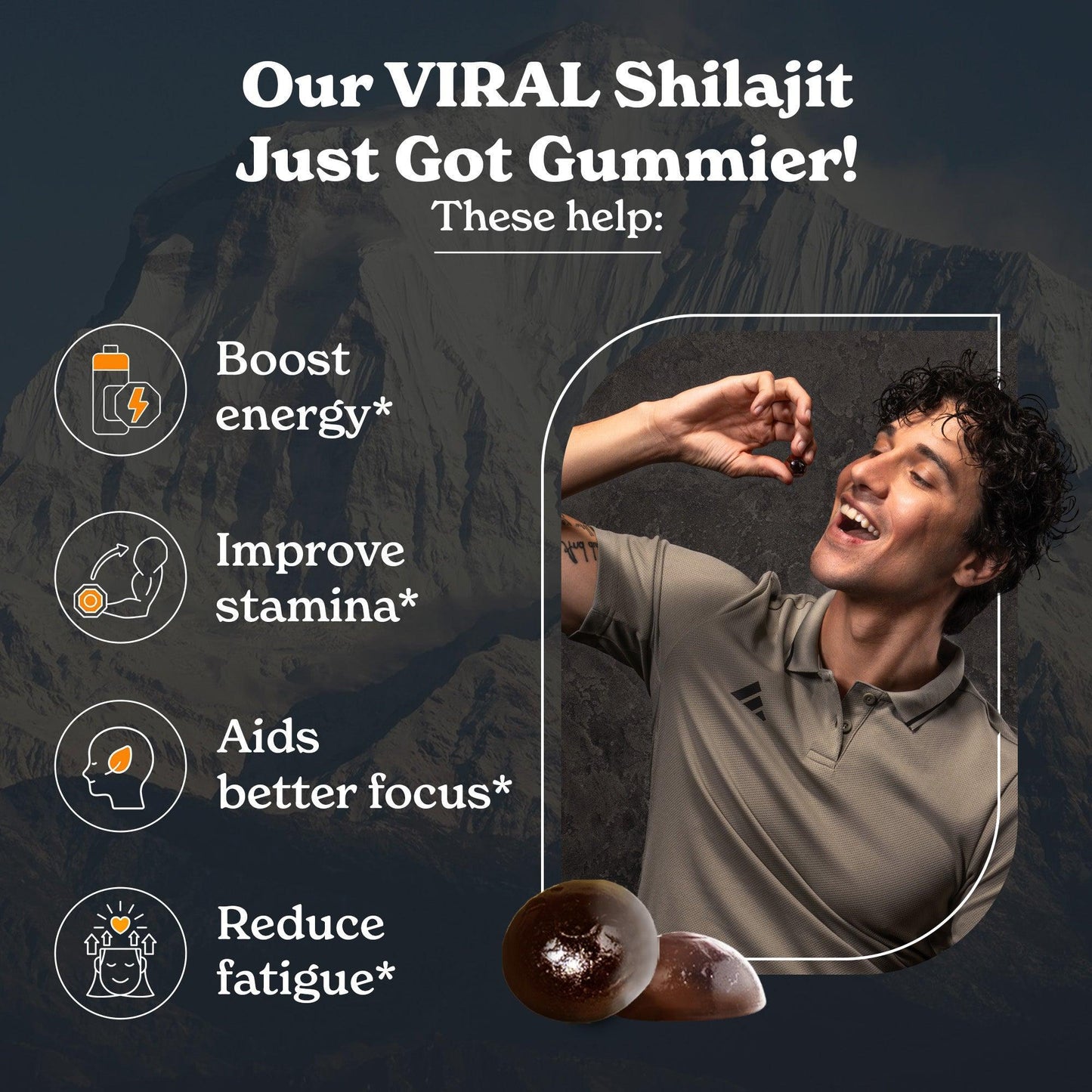 BetterAlt Himalayan Shilajit Mango Gummies