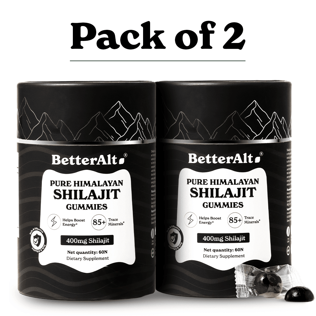 BetterAlt Himalayan Shilajit Mango Gummies