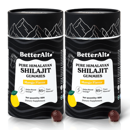 BetterAlt Himalayan Shilajit Mango Gummies